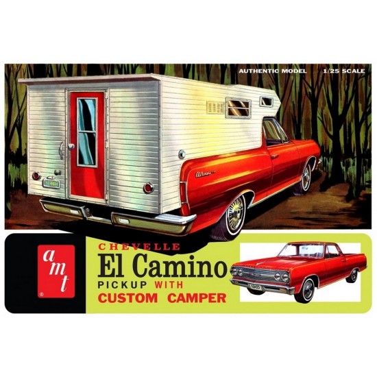 1/25 1965 Chevy El Camino Pickup w/Camper