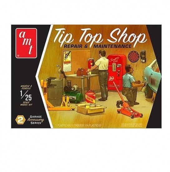 1/25 Diorama "Tip Top Shop" Garage Accessory Set