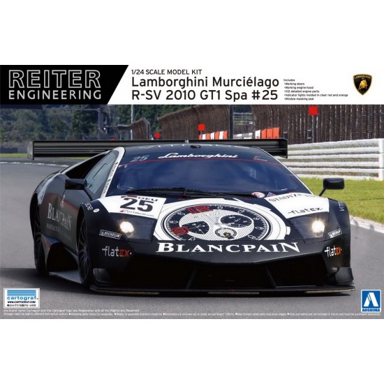 1/24 Reiter Lamborghini Murcielago LP670 R-SV 2010 GT1 Spa 