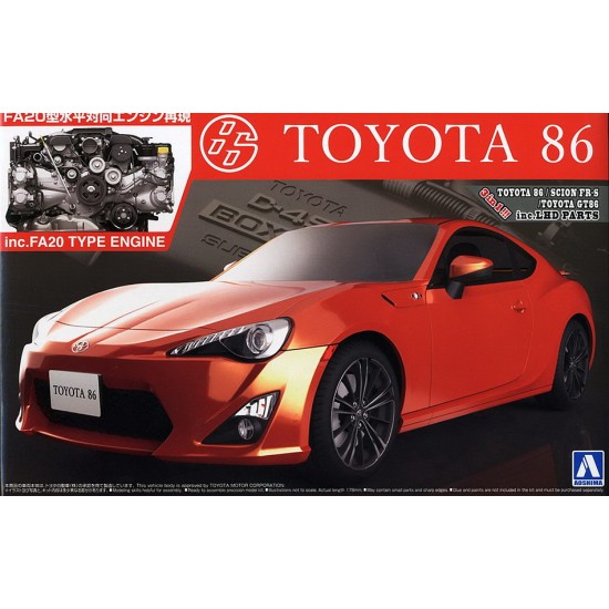 1/24 Toyota 86 2012 with Full Engine Details