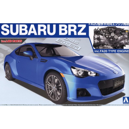 1/24 Subaru BRZ 2012 with Full Engine Details