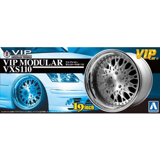 1/24 VIP Modular VXS110 19inch Wheels & Tyres with Decals