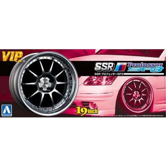 1/24 19inch SSR Professor SP3 Wheels & Tyres Set with Decals