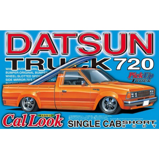 1/24 Nissan Datsun Cal Look 720 Pickup Truck Single Cab Short Body