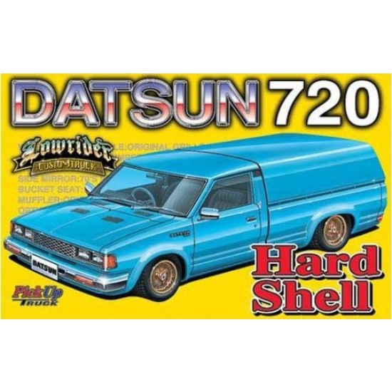 1/24 Nissan Datsun 720 Pickup Truck Lowrider Hard Shell