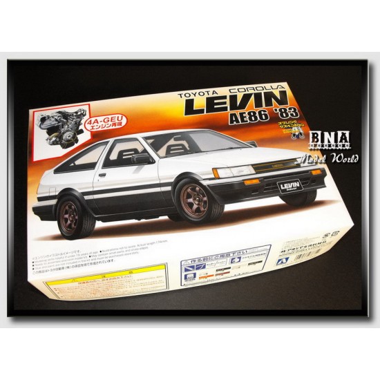 1/24 Toyota AE86 Corolla Levin 1983 [Early Version] with Engine 