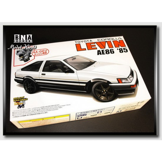 1/24 Toyota AE86 Corolla Levin 1985 [Late Version] with Engine 