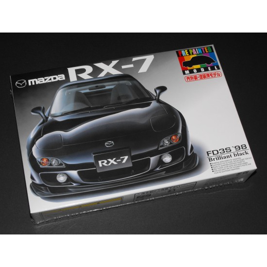 1/24 Mazda FD3S RX7 (BRILLIANT BLACK) [Pre-Painted Model] 