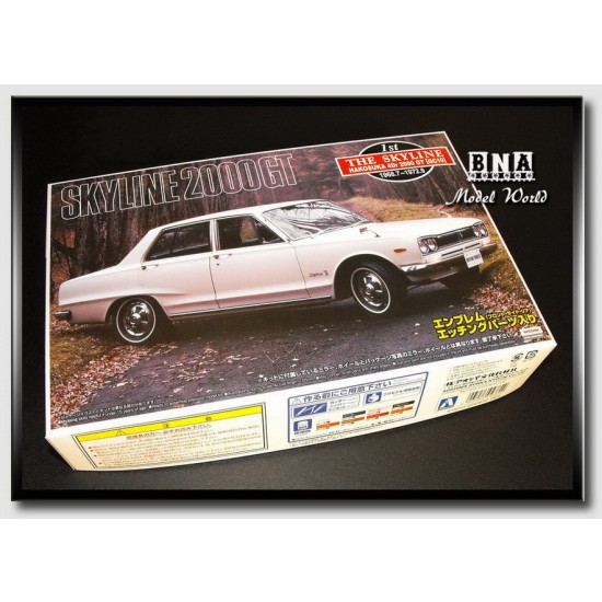 1/24 Nissan Skyline Hakosuka 4DR 2000 GT (GC10) '70 