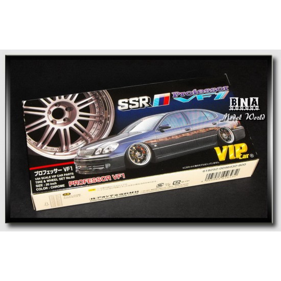 1/24 20inch Professor VF1 Wheels & Tyres Set with Decals