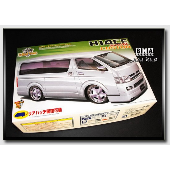 1/24 Toyota 200-Type Hiace Super-Gl 2007 Minivan 