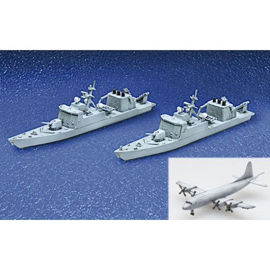 1/700 Japan Maritime Self-Defense Force (JMSDF) DDG Hayabusa & Umitaka (2 sets, Waterline)