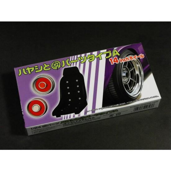 1/24 Hayashi and Kai Custom Parts TYPE-A + 14inch Wheels & Tyres