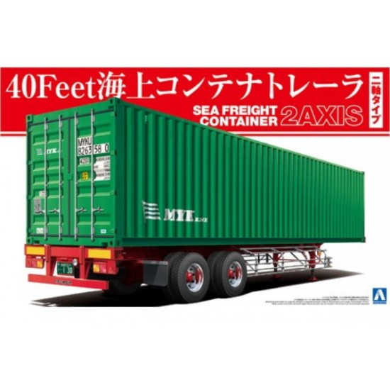 1/32 40 feet Sea Freight Container (2-Axis)