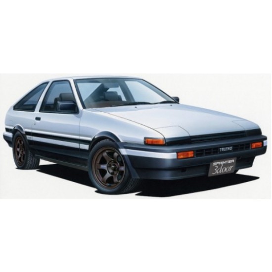 1/24 Toyota AE86 Trueno 1983 (White/Black)