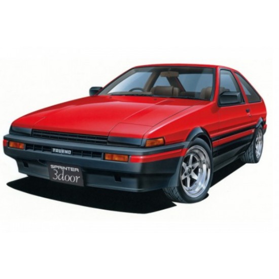 1/24 Toyota AE86 Trueno 1983 (Red/Black)