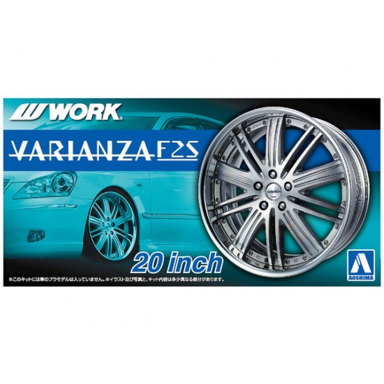 1/24 20inch Work Varianza F2S Wheels and Tyres Set 