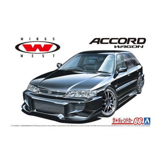 1/24 Honda Wingswest CF2 Accord Wagon '96 Tuned Car No.66