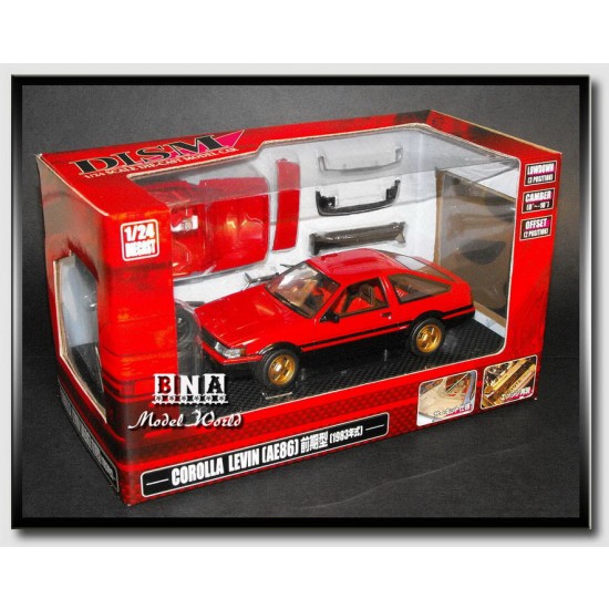 1/24 Toyota Corolla Levin (AE86) [Early Version] (Red/Black) 