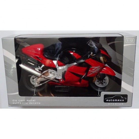 1/12 Diecast - Suzuki GSX1300R Hayabusa (Red)