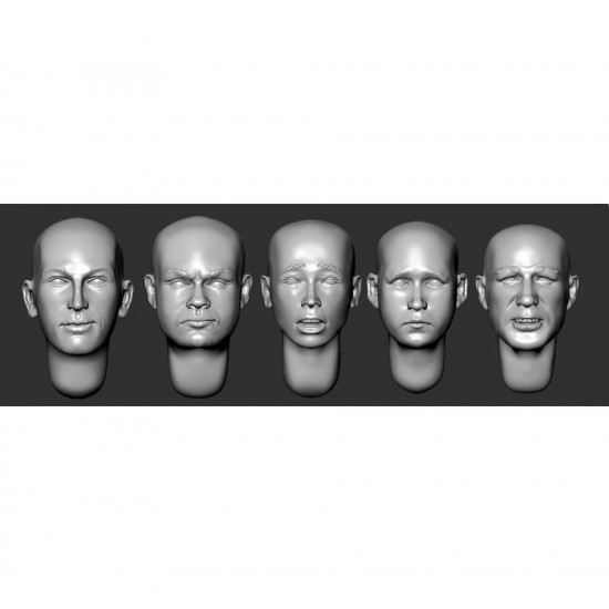 1/35 Bald Heads #Set 18