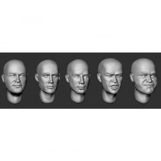 1/35 Bald Heads #Set 20