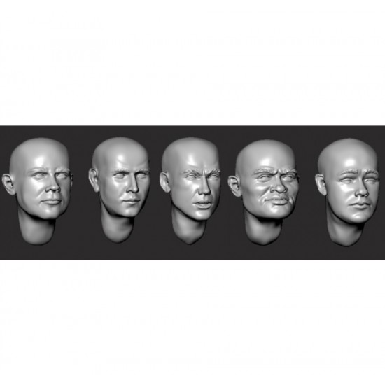 1/35 Bald Heads #Set 25