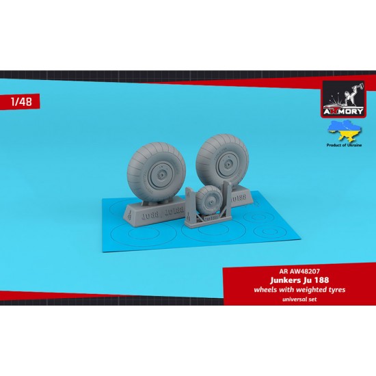 1/48 Junkers Ju 188 Wheels with Weighted Tyres (#AR AW48207) - BNA ...