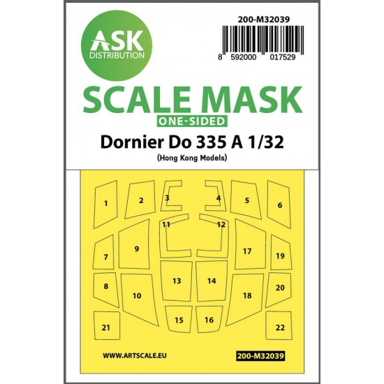 1/32 Dornier Do 335A One-Sided Masking for HK Models