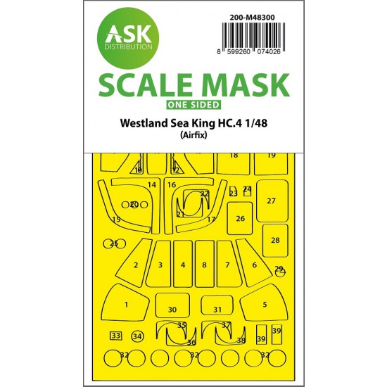 1/48 Westland Sea King HC.4 One-sided Express Fit for Airfix kits