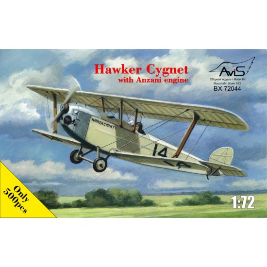 1/72 Hawker Cygnet Sesquiplane w/Anziani Engine