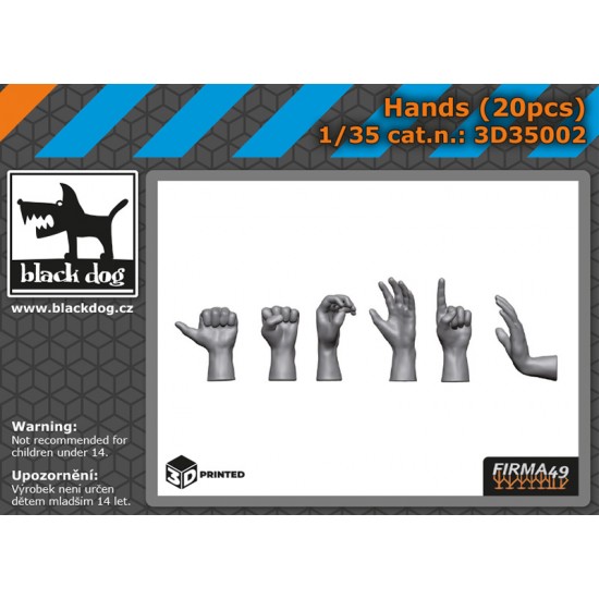 1/35 Hands (20pcs)