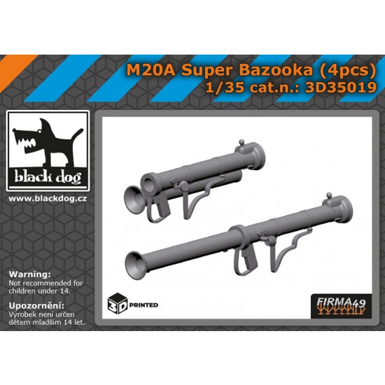 1/35 M20A Super Bazooka (4pcs)