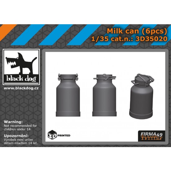 1/35 Milk Can (6pcs)