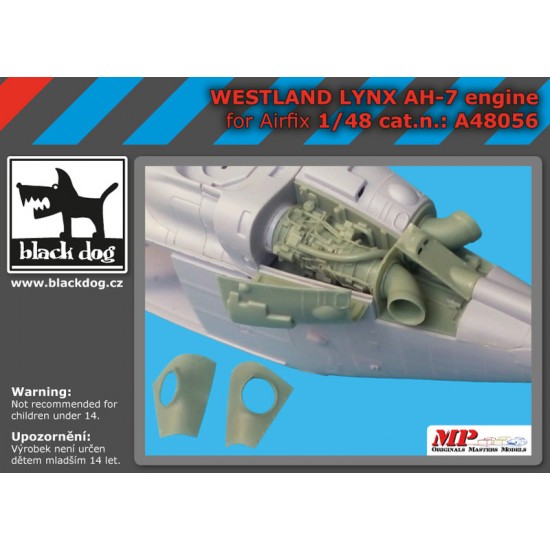 1/48 Westland Lynx AH-7 Engine for Airfix kits