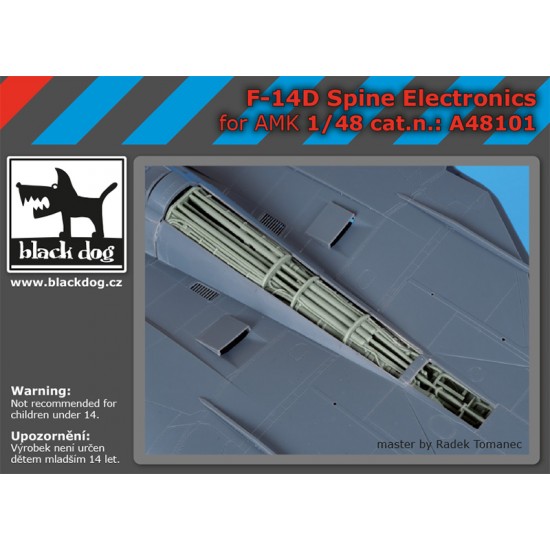 1/48 Grumman F-14D Tomcat Spine Electronics for AMK kits