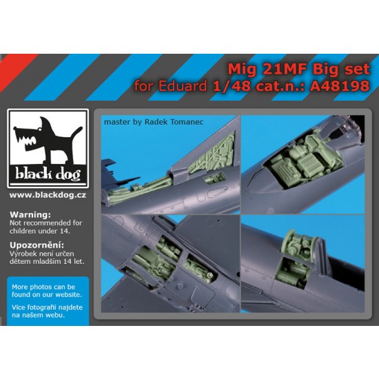 1/48 Mig 21 MF Super Detail set for Eduard kits