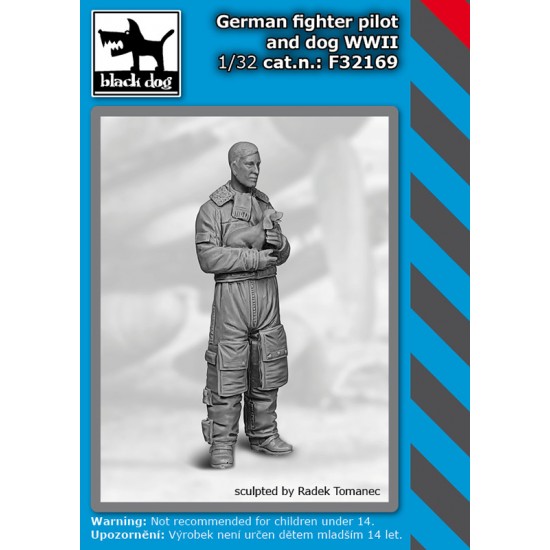 1/32 WWII German Fighter Pilot and Dog