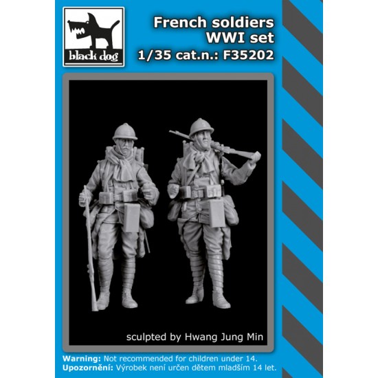 1/35 WWI French Soldiers set (2 figures)