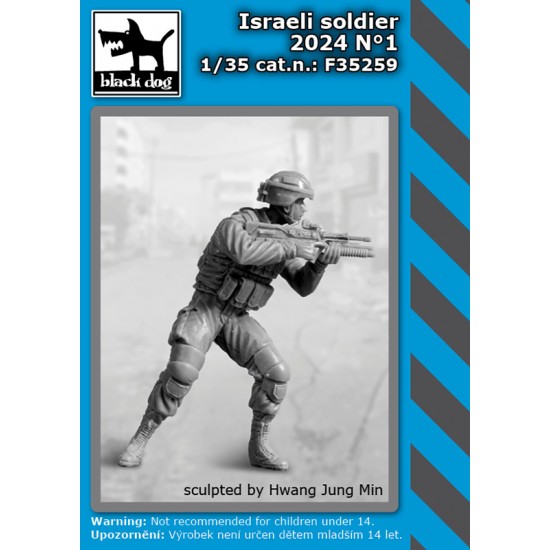 1/35 Israeli Soldier 2024 Vol.1 Black Dog F35259