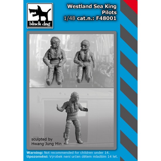 1/48 Westland Sea King Pilots (3 figures)