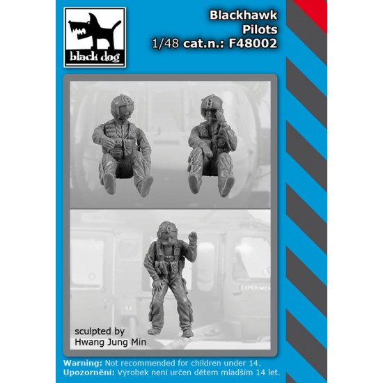 1/48 Black Hawk Pilots (3 figures)