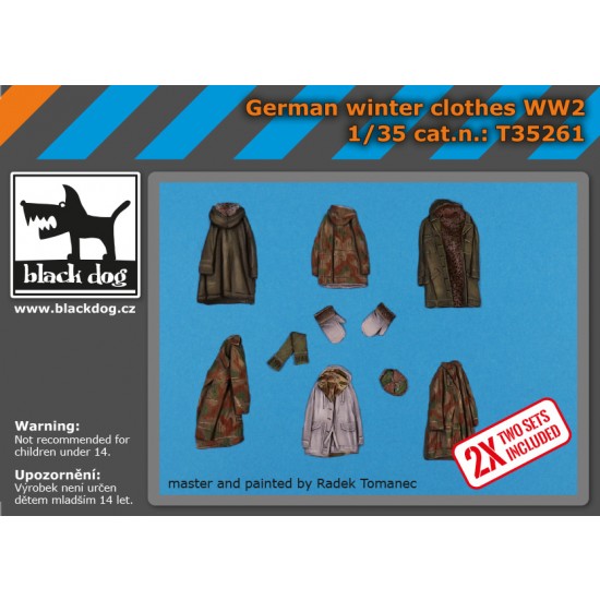 1/35 WWII German Winter Clothes