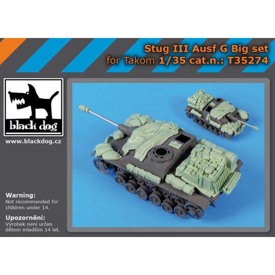 1/35 StuG III Ausf G Super Detail Set for Takom kits