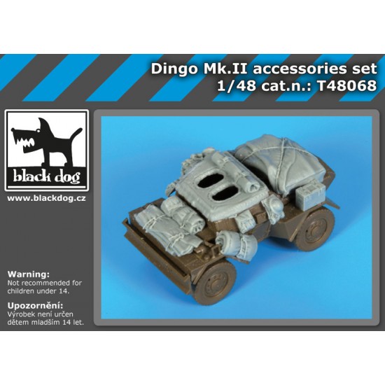 1/48 Dingo MK II Accessories Set for Tamiya kits