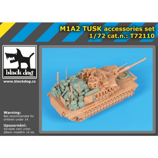 1/72 M1A2 TUSK Stowage Accessories Set for Tiger Models