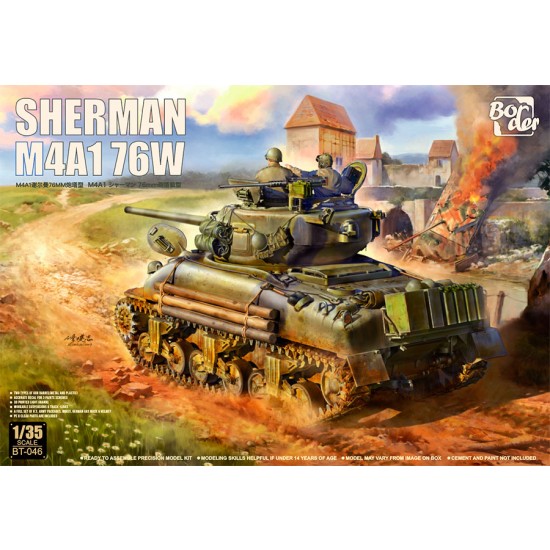 1/35 Sherman M4A1 76W Medium Tank