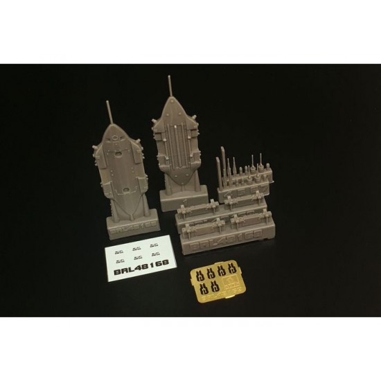 1/48 BRU-57 Canted Vertical Ejector Rack (2pcs)