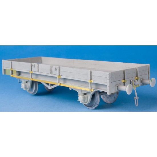 1/48 German Low Sides Rail Car (Complete Resin kit)