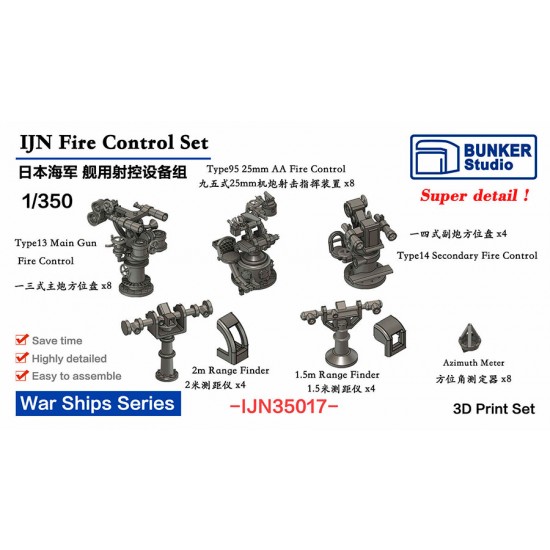 1/350 IJN Fire Control Set